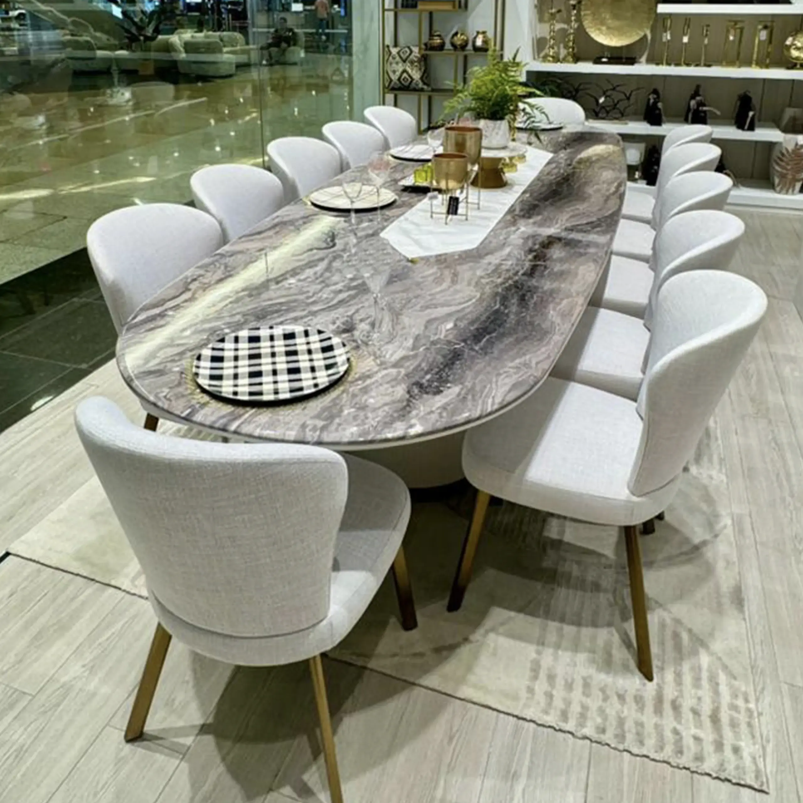 Saigon Grey Table 6 United Furniture