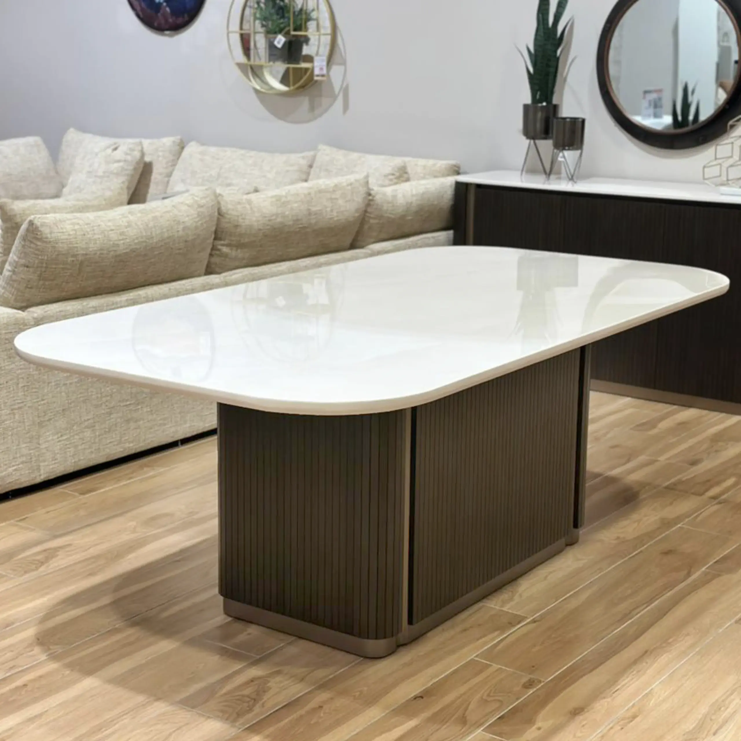 Dome Dining Table 3 United Furniture