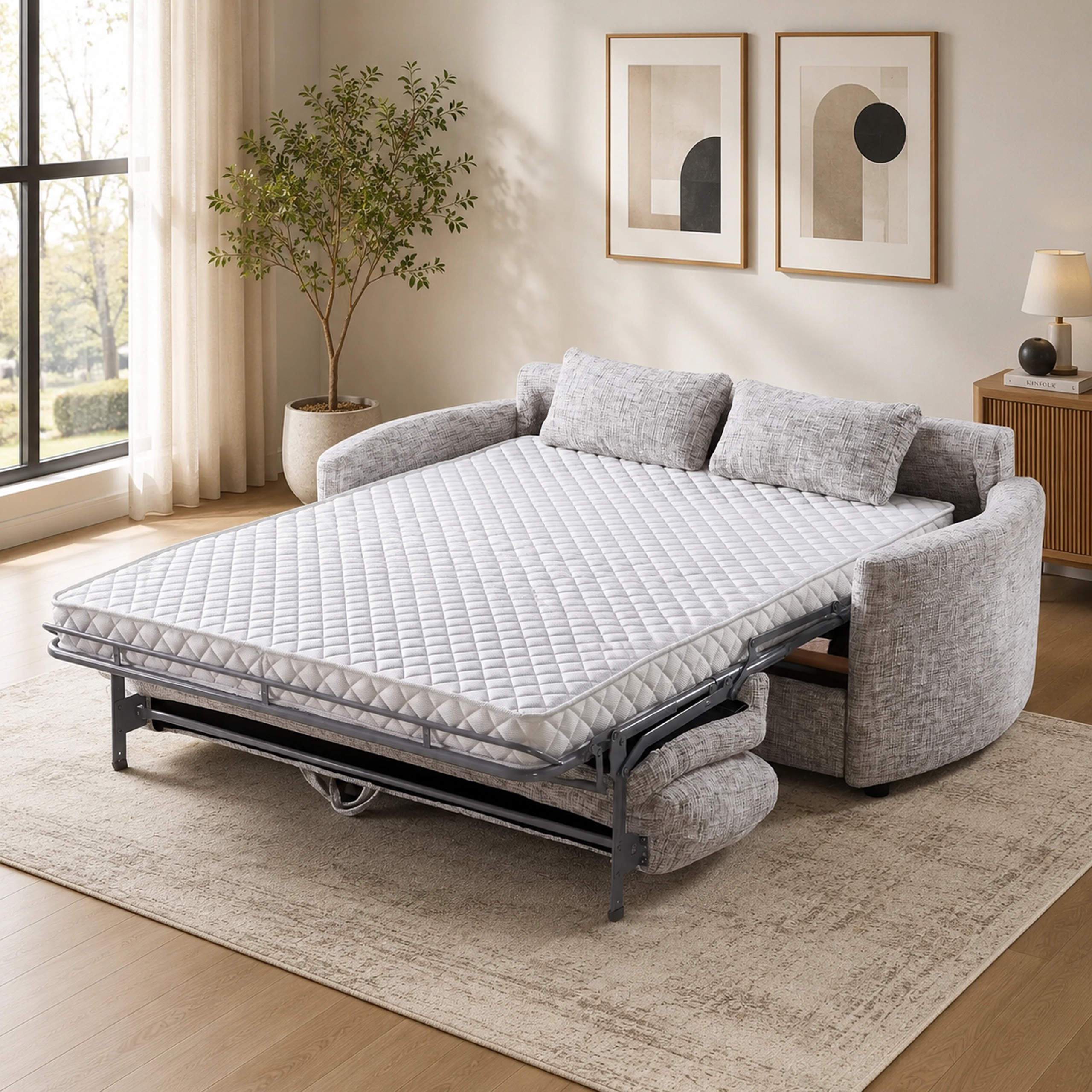 Bettany Sofa Bed Beige Bg New United Furniture