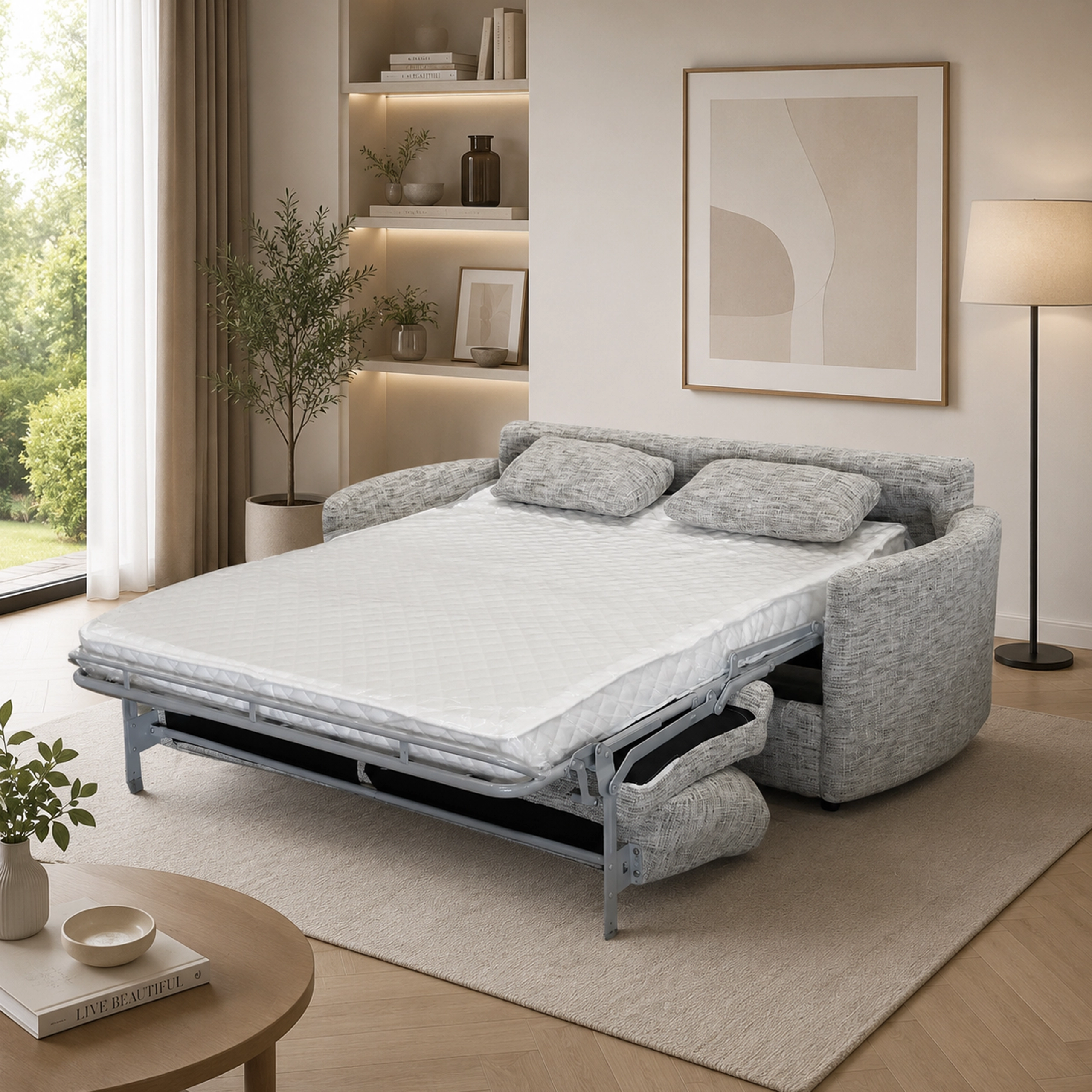 Bettany Sofa Bed Grey Bg New United Furniture