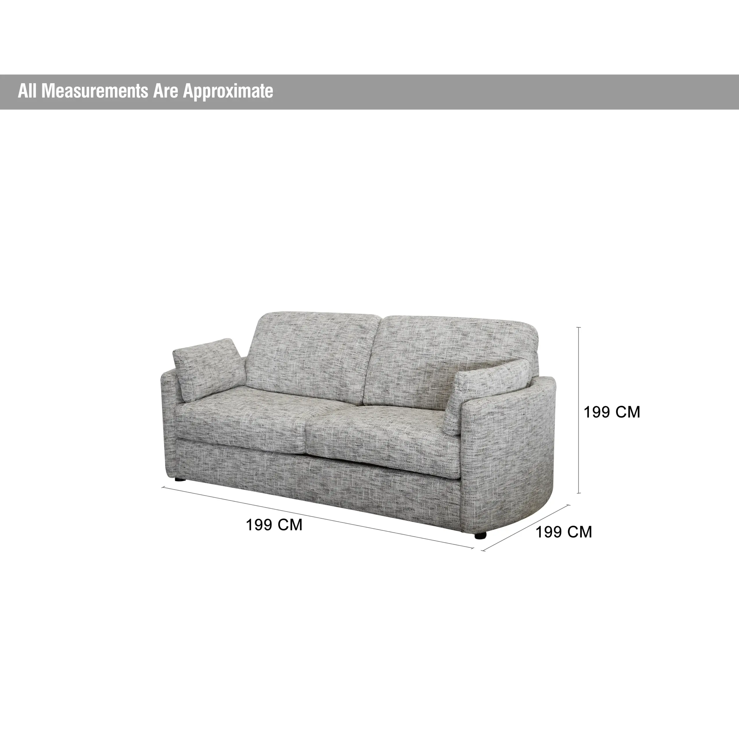 Bettany Sofa Bed Grey Dim United Furniture