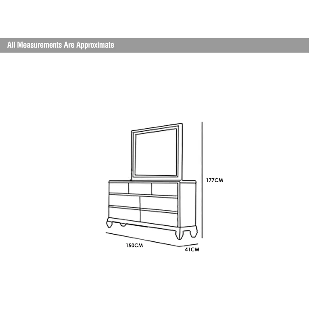 Dalos Dresser Dim United Furniture