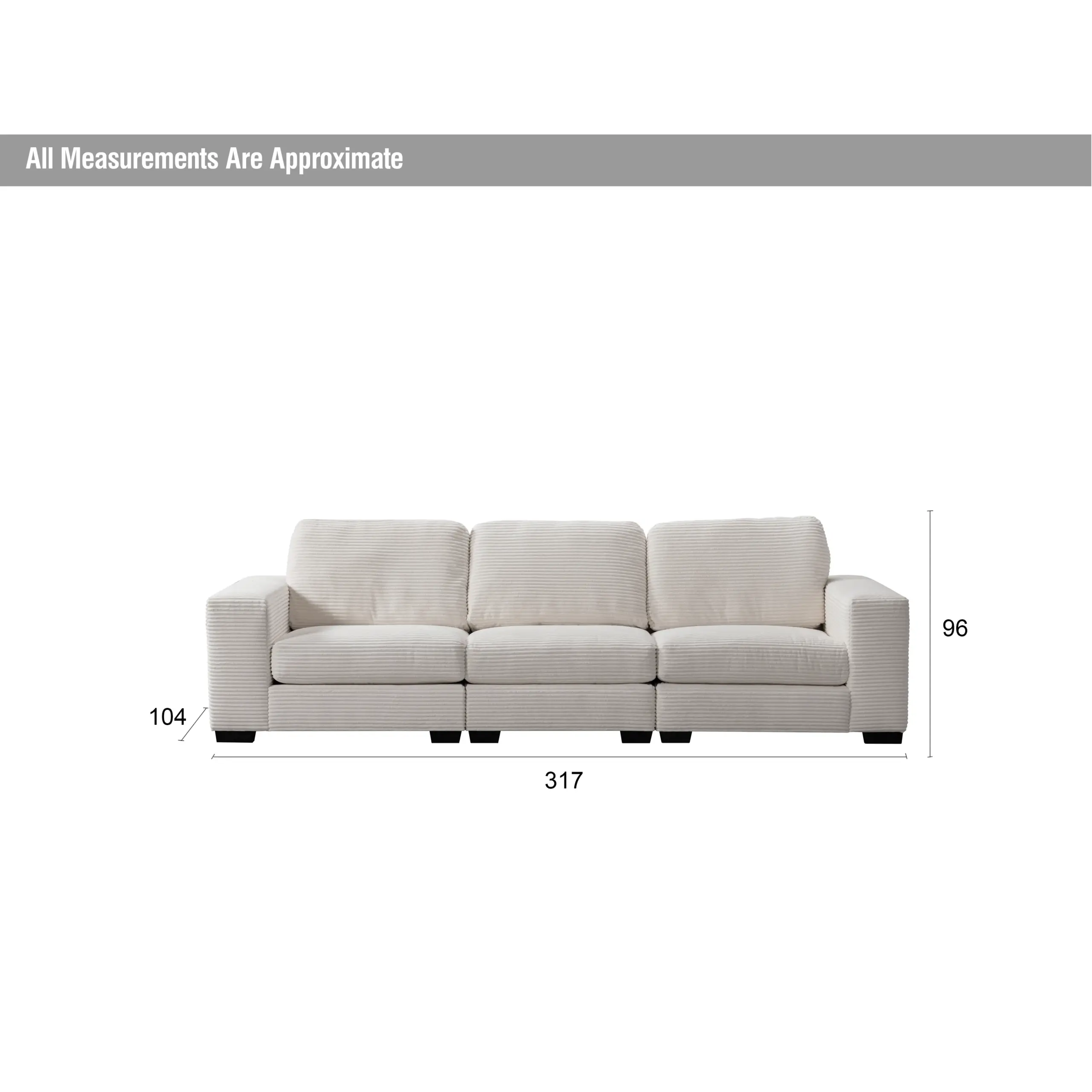 Danny 3seater Dim United Furniture