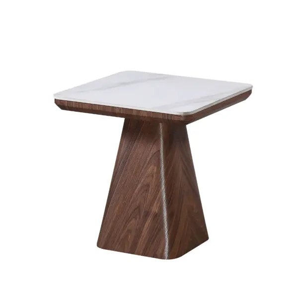 Frevo End Table - Snow White