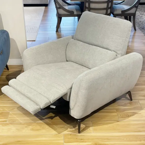 Howard Single Seater with Power Recliner - Light Grey