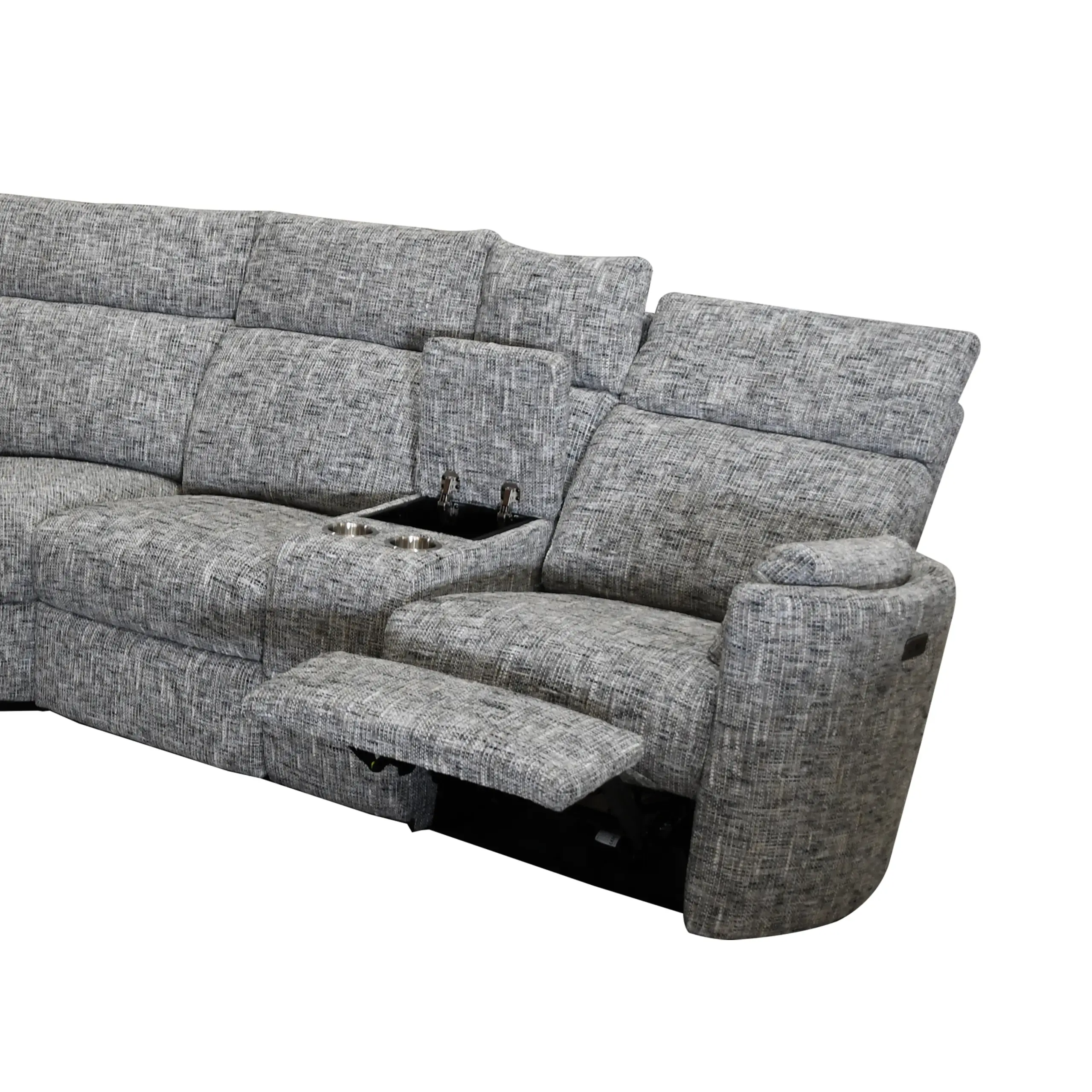 Huffington Corner Sofa Grey 4 United Furniture