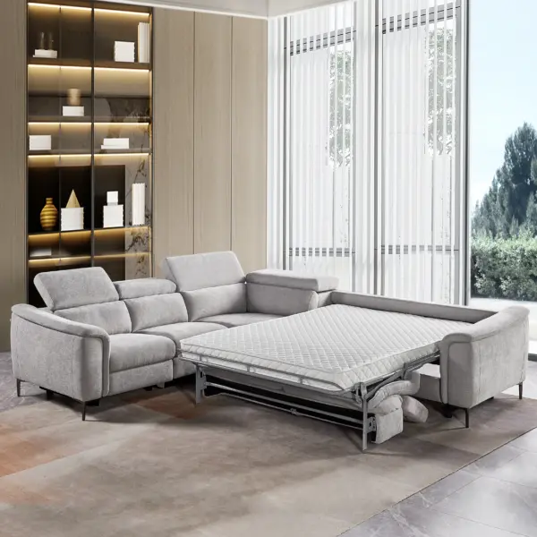 Kinks Left Corner Sofa Bed with Recliner