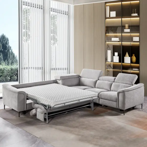 Kinks Right Corner Sofa Bed with Recliner