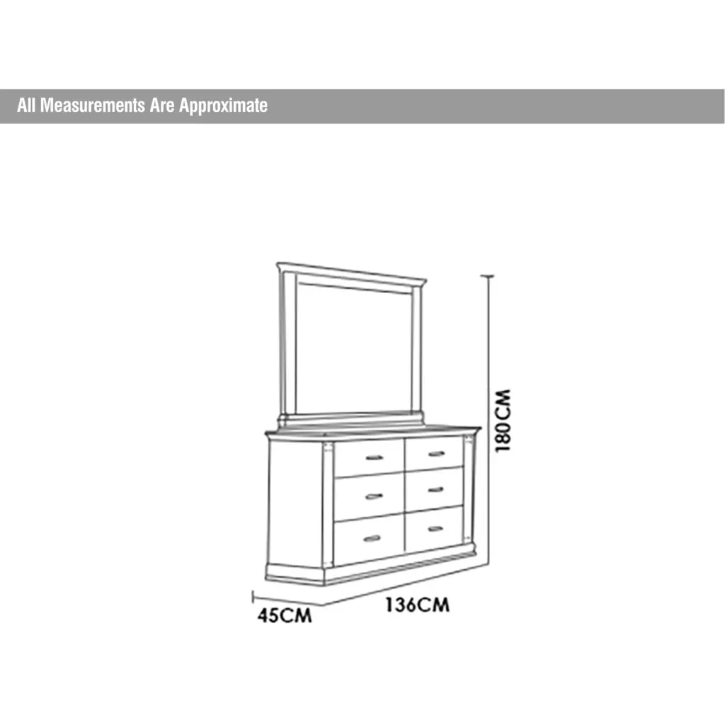 Texas Dresser Dim United Furniture