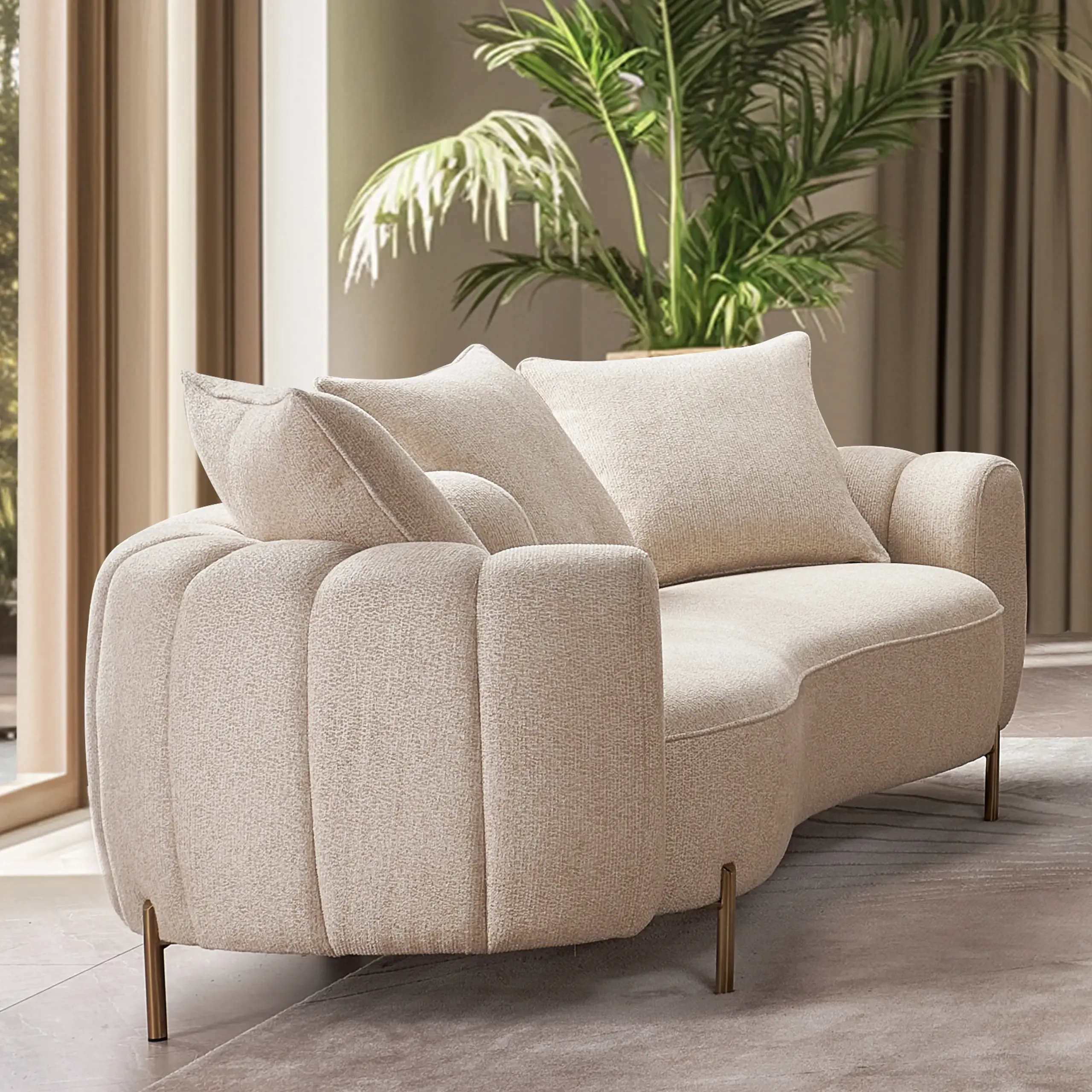 Travolta 3seater 3 United Furniture