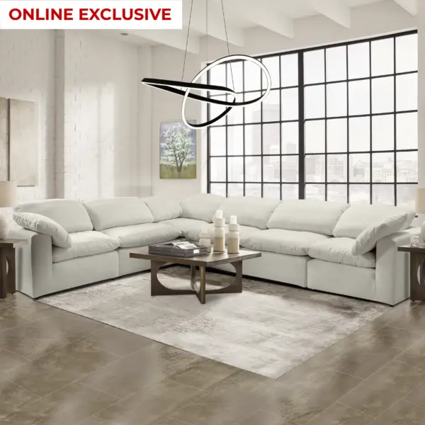 Aldana Big Corner Modular Sofa - Beige