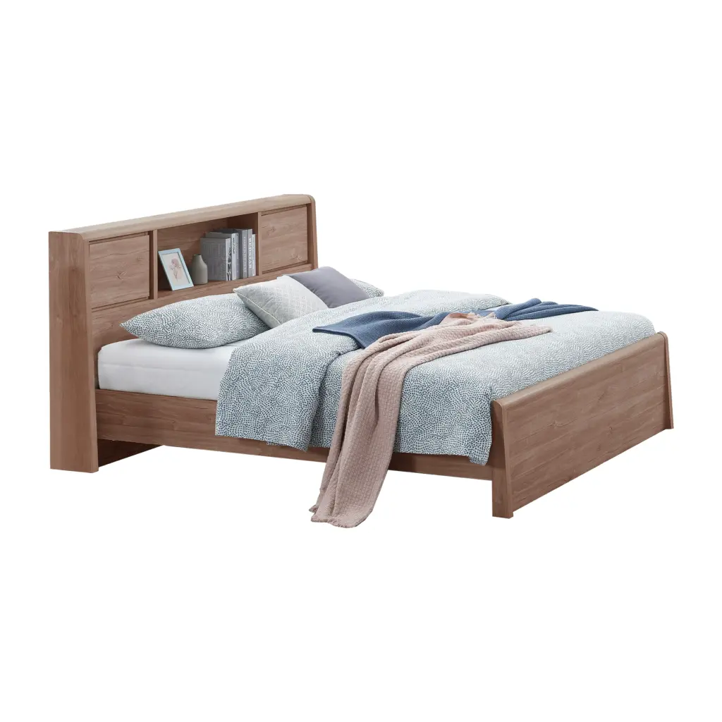 Aurora Bed Mocha Oak A United Furniture