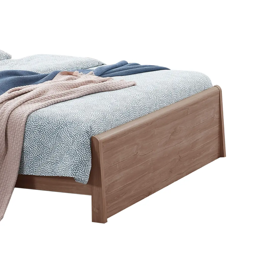Aurora Bed Mocha Oak C United Furniture