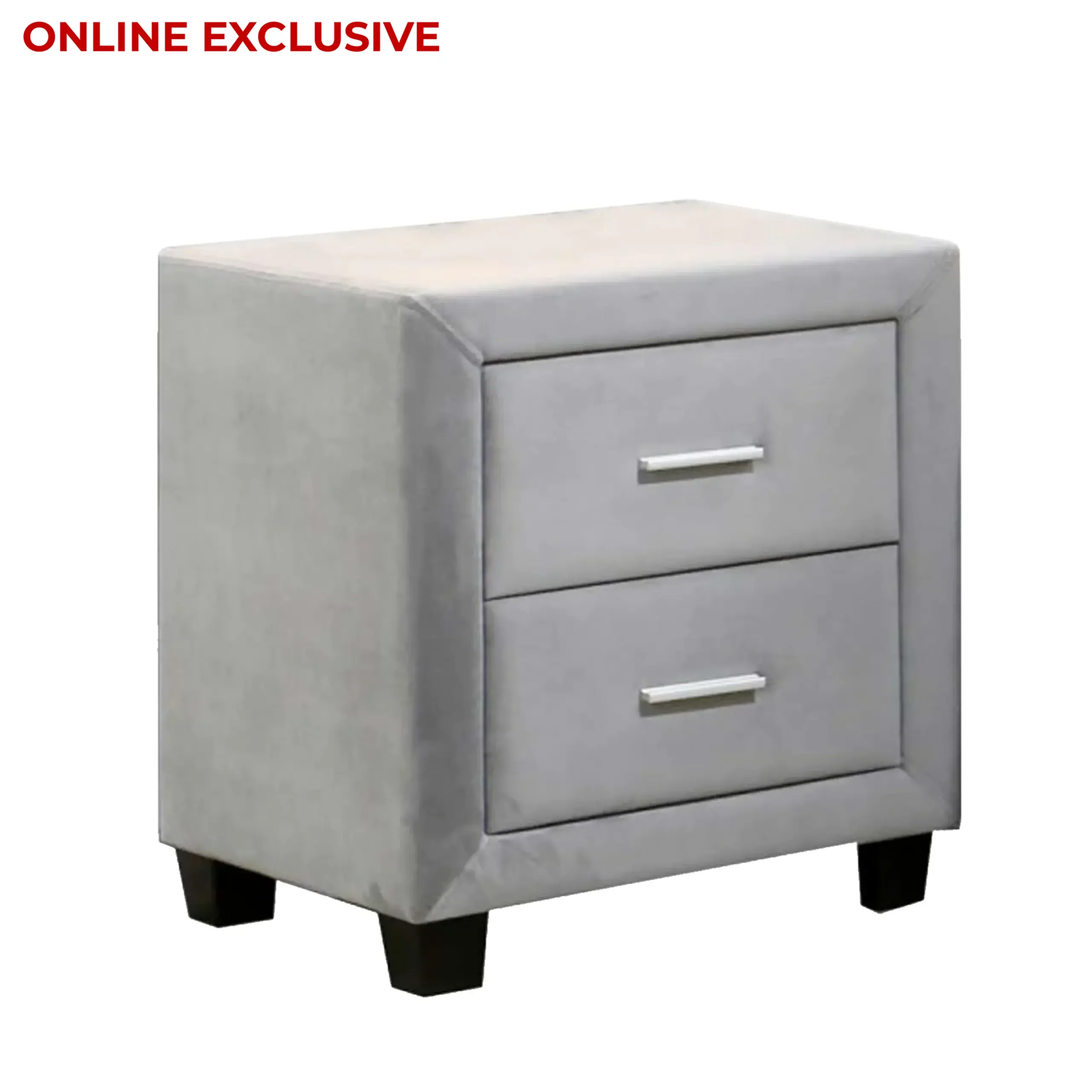 Berg Night Stand Light Grey United Furniture