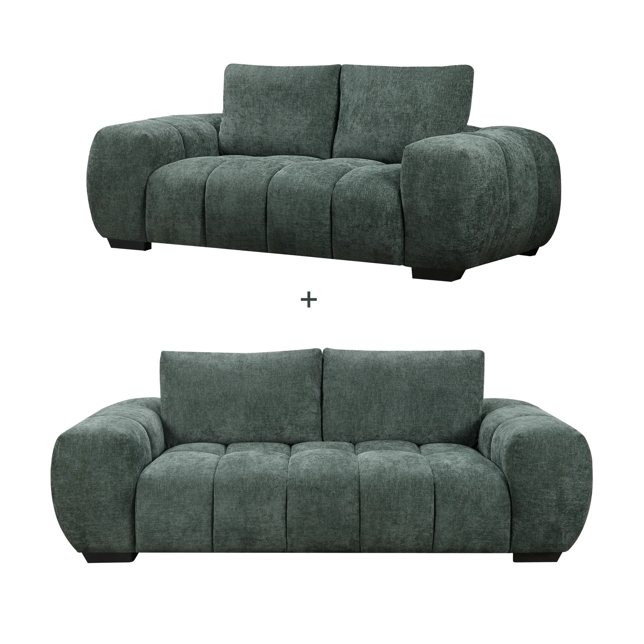 Dakota Sofa Set 32 Green A United Furniture