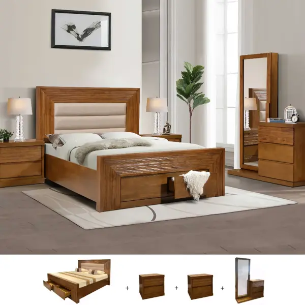 Galveston 5 Pcs. King Bedroom Set