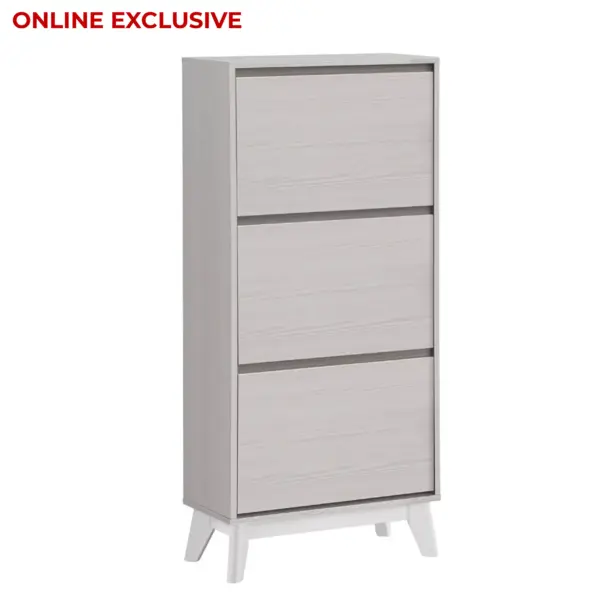 Hoobro Shoe Cabinet - White