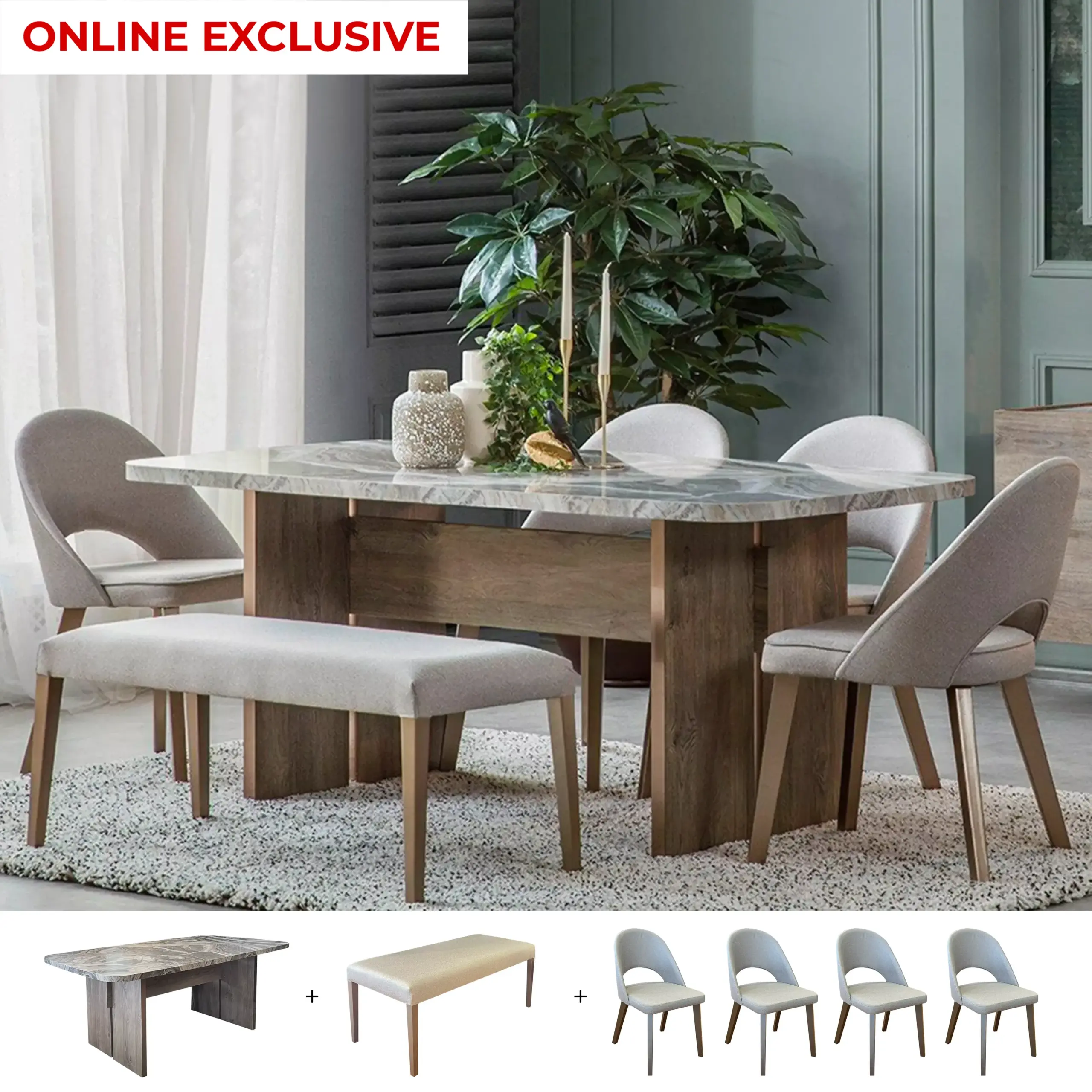 Luzzi Dining Set United Furniture