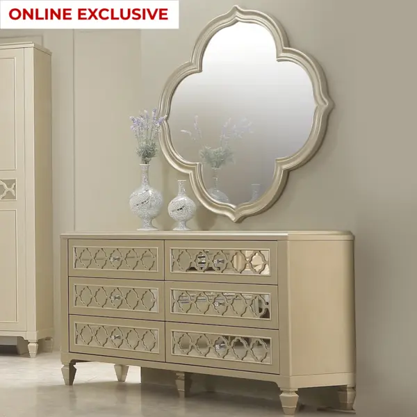 Royal Dresser with Mirror