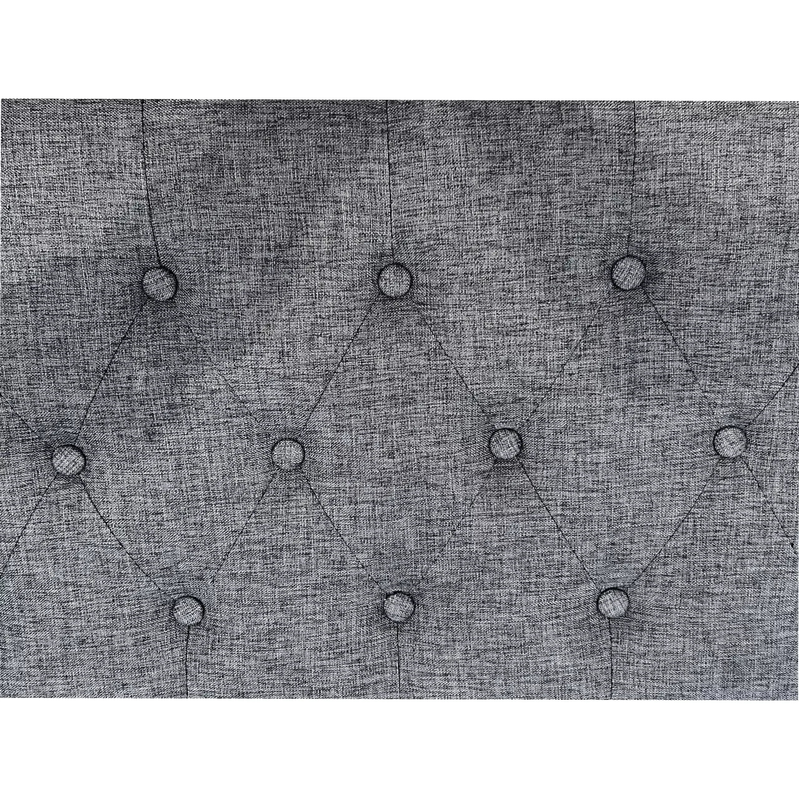 Sama Storage Bench Grey Finish United Furniture