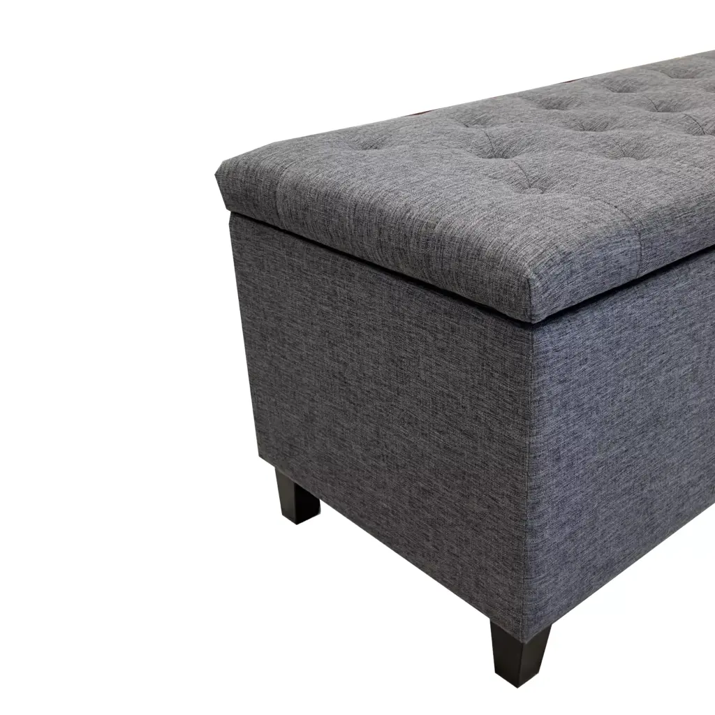 Sama Storage Bench Grey Swatch United Furniture