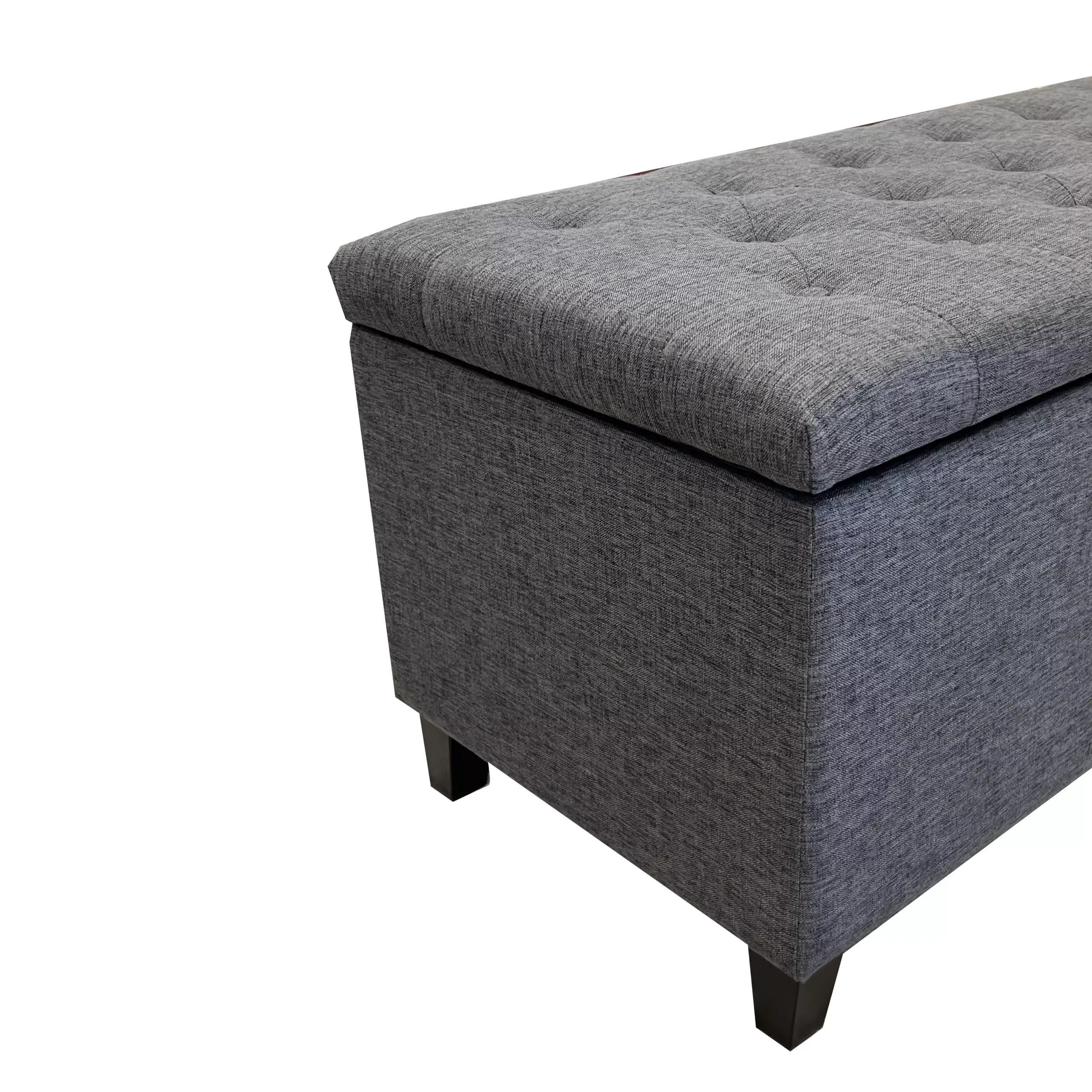 Sama Storage Bench Grey Swatch United Furniture