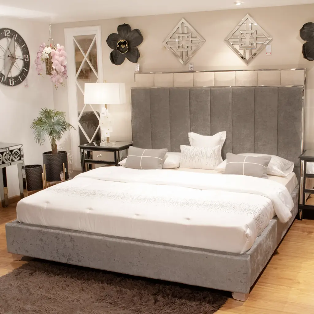 Trent Bed Grey 2 United Furniture