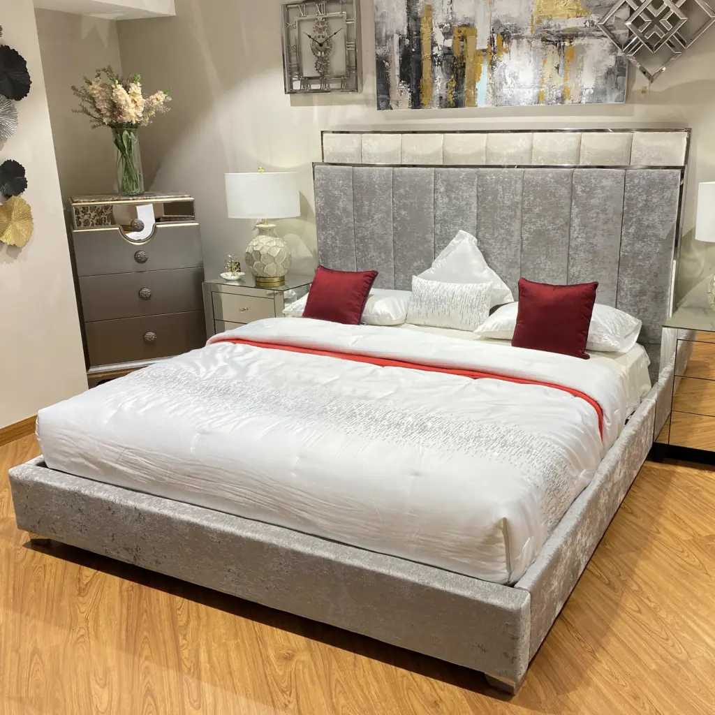 Trent Bed Grey 4 United Furniture