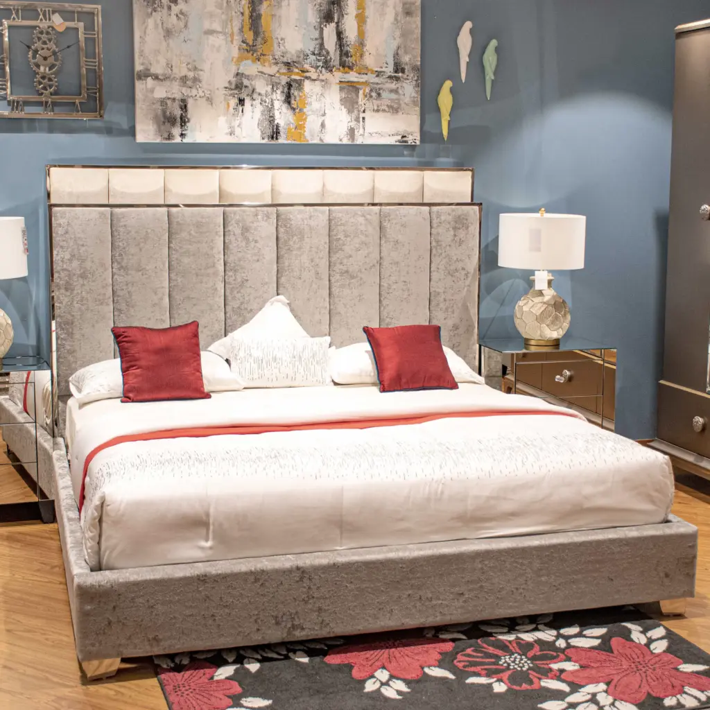 Trent Bed Grey 5 United Furniture