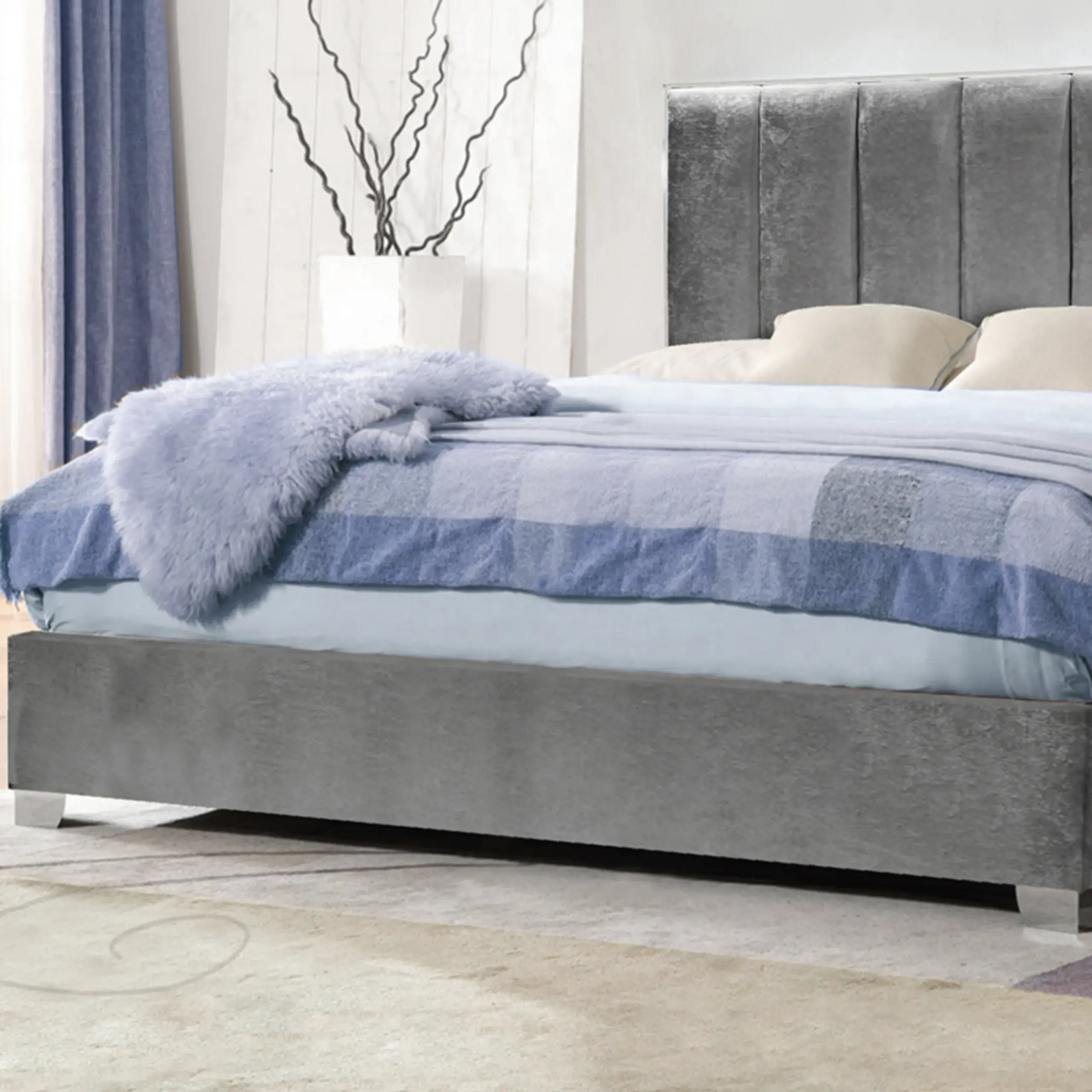 Trent Bed Grey 7 United Furniture