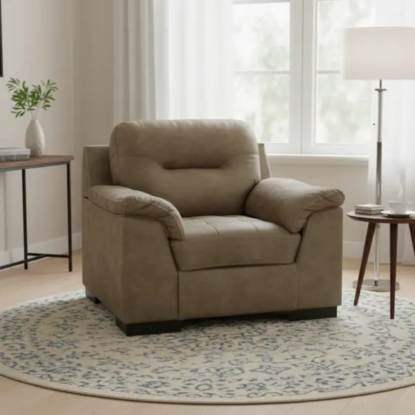 Maderla Single Chair – Pebble