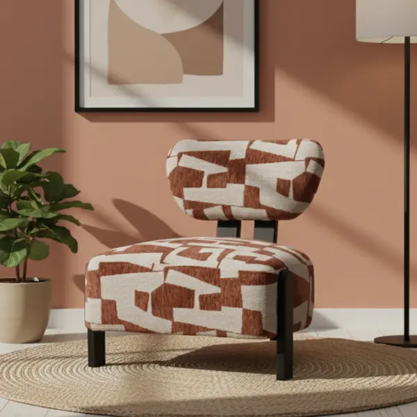 Anton Accent Chair - Maroon