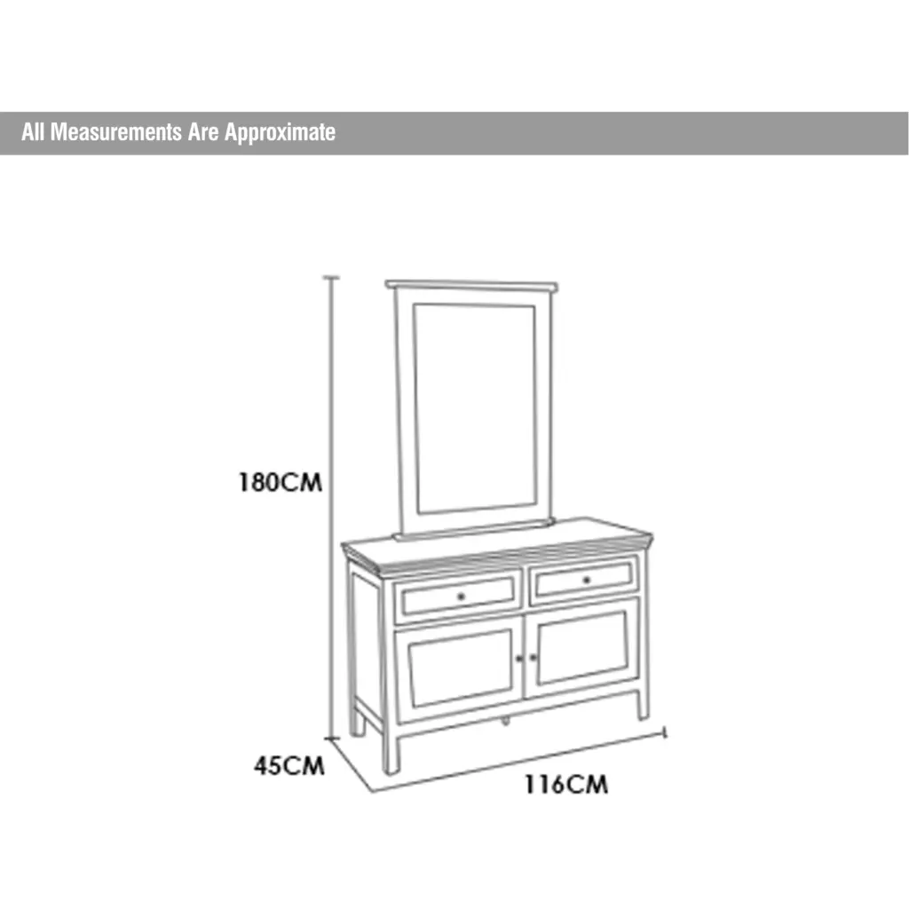 Aurora Dresser White Dim United Furniture