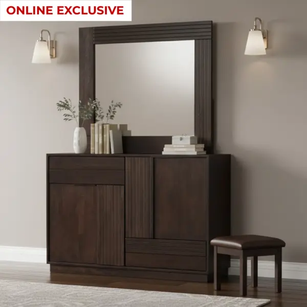 Dublin Dressing Table with Stool