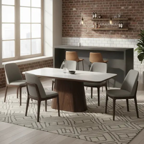 Frevo Dining Table (180 cm) - Snow White