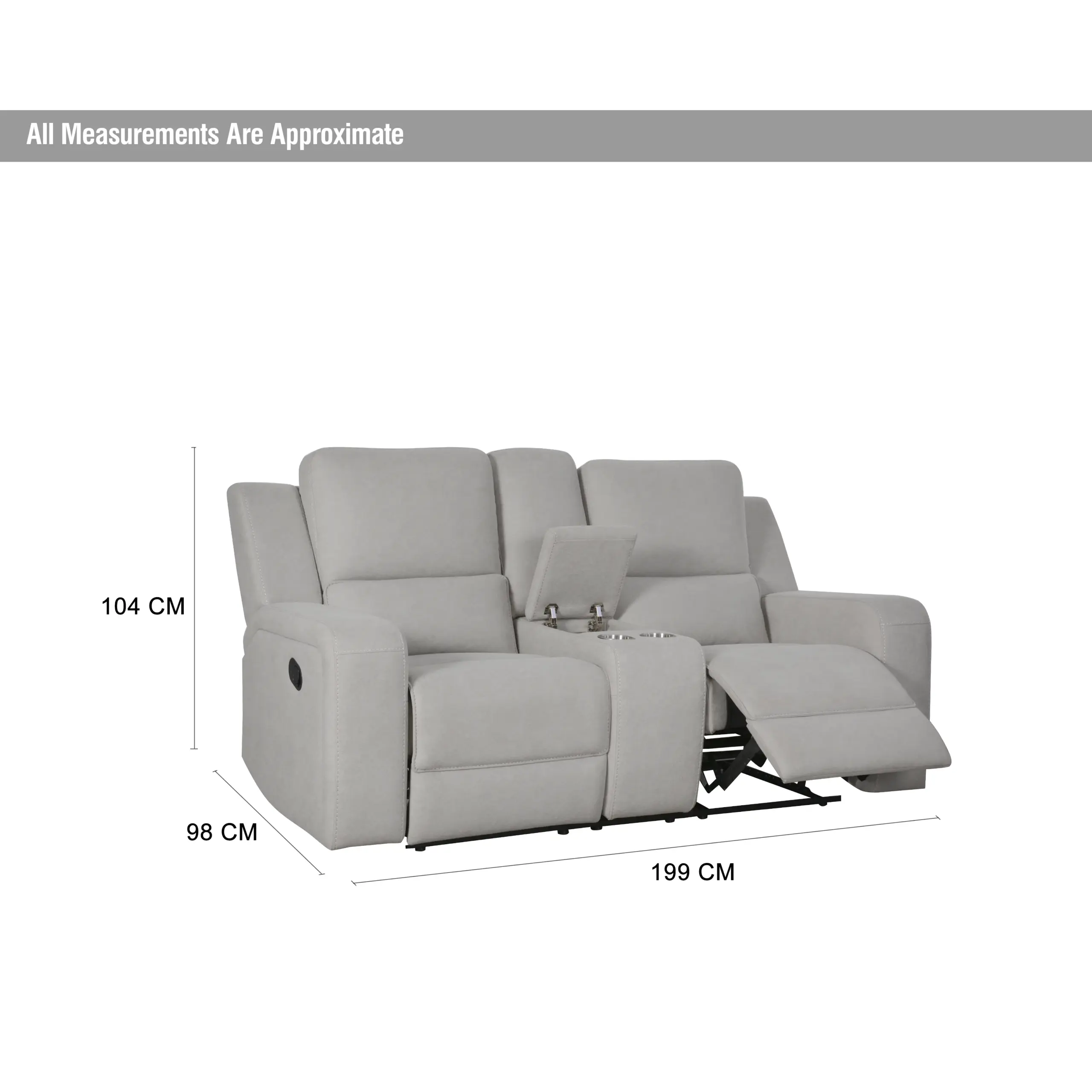 Harington 2 Seater Grey Dim 1 United Furniture