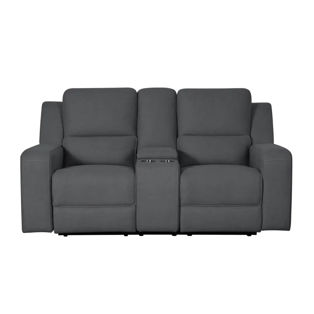Harington 2seater Charcoal 5 United Furniture