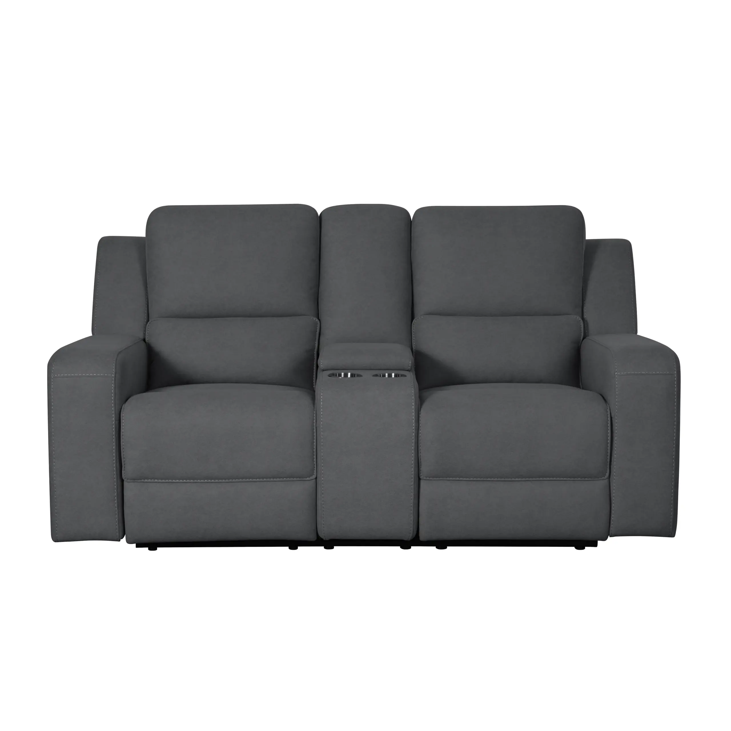 Harington 2seater Charcoal 5 United Furniture