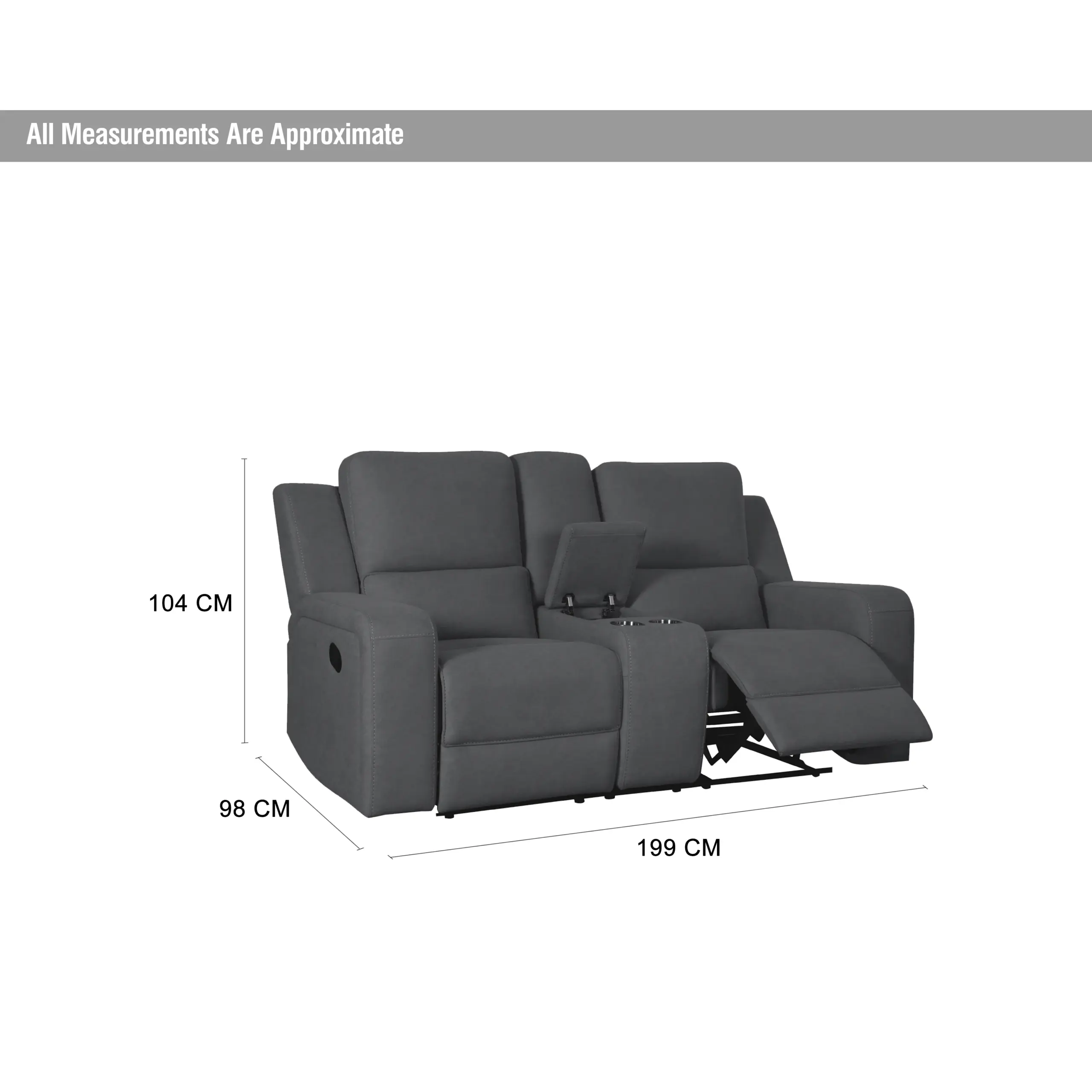 Harington 2seater Charcoal Dim 1 United Furniture