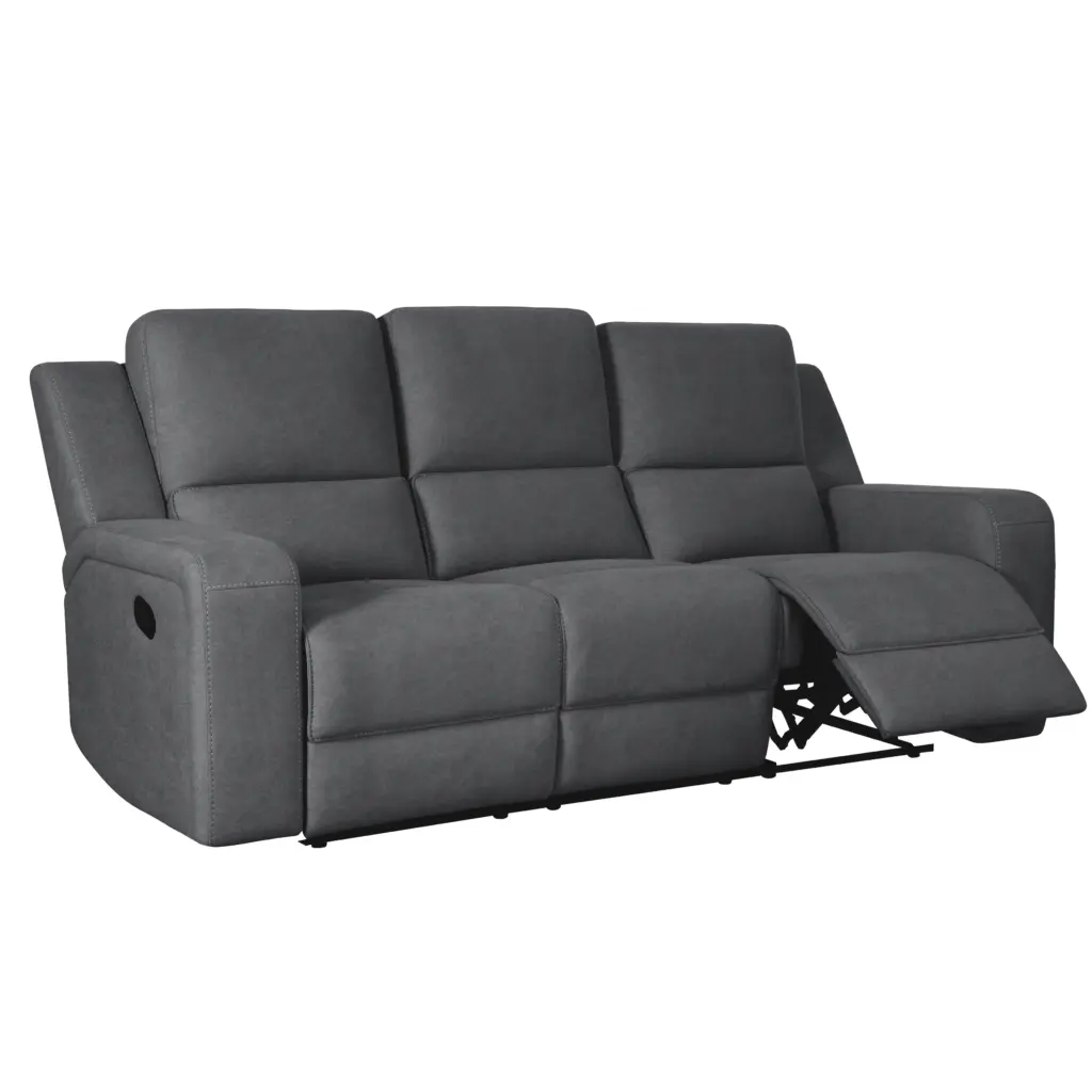 Harington 3seater Charcoal 7 United Furniture