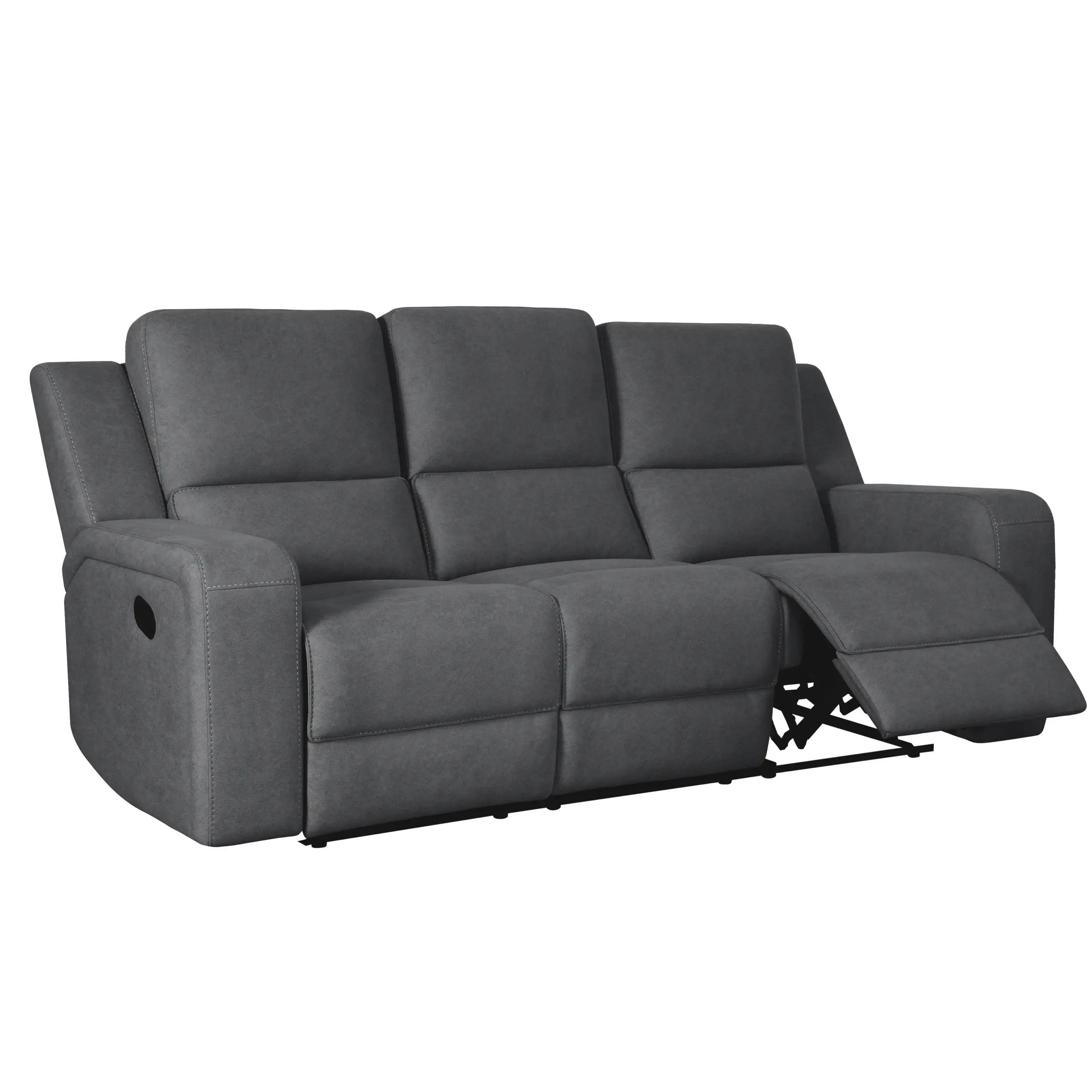 Harington 3seater Charcoal 7 United Furniture