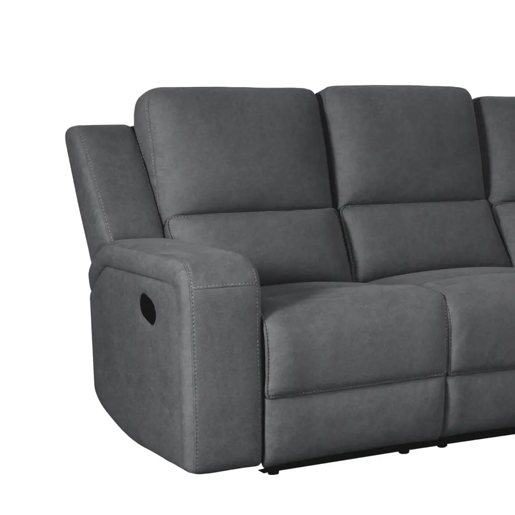 Harington 3seater Charcoal 8 United Furniture