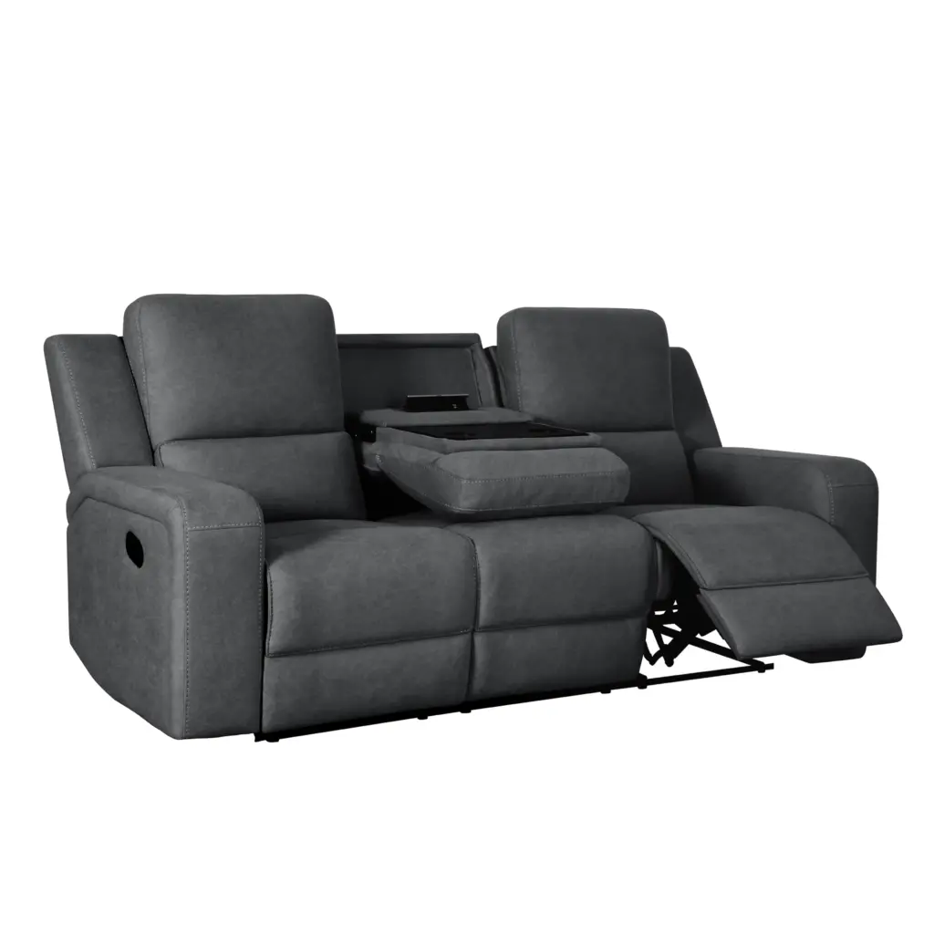 Harington 3seater Charcoal 9 United Furniture