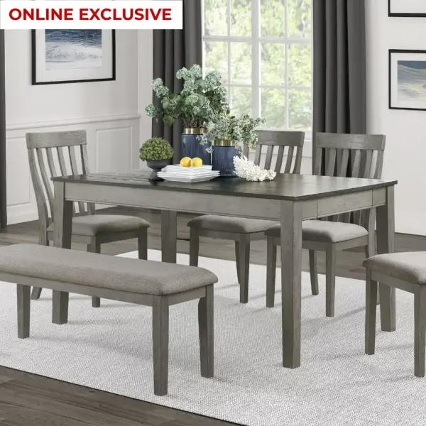 Kitsun Dining Table - Ash Grey