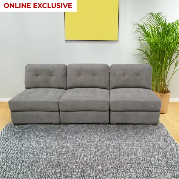Mieyari 3 Seater Sofa - Grey