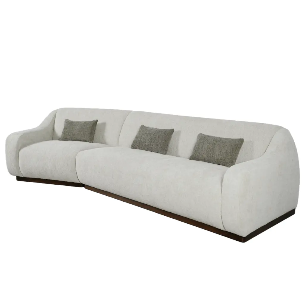 Nex Right Corner Sofa Beige 2 United Furniture