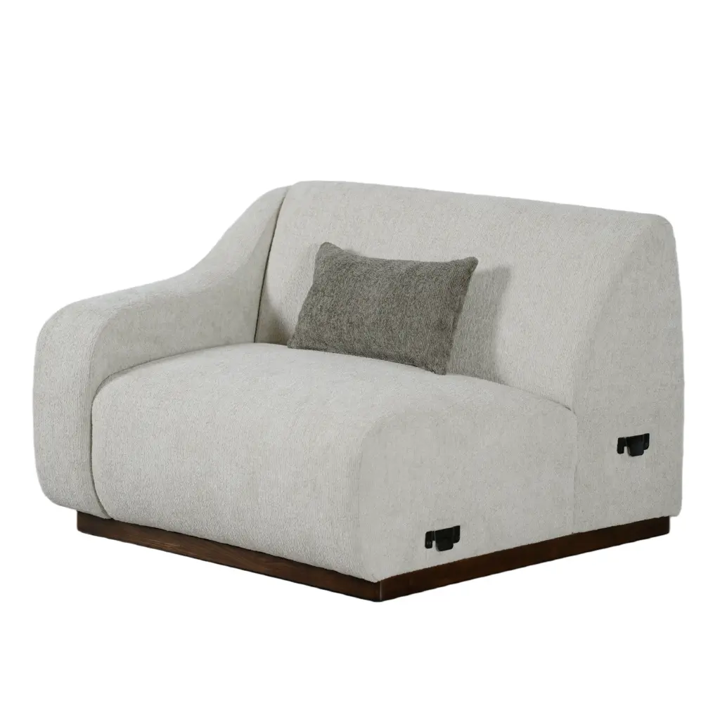 Nex Right Corner Sofa Beige 4 United Furniture