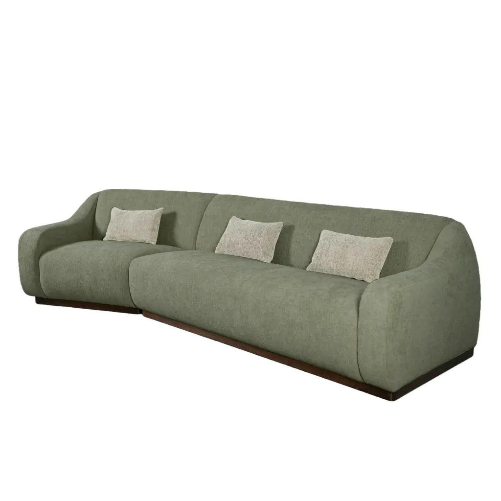 Nex Right Cornersofa Olivegreen 1 United Furniture