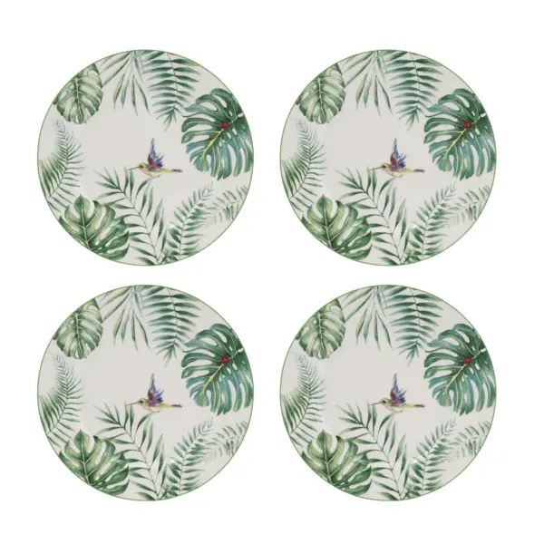 Porcelain Dinner Plates S/4 (60031)