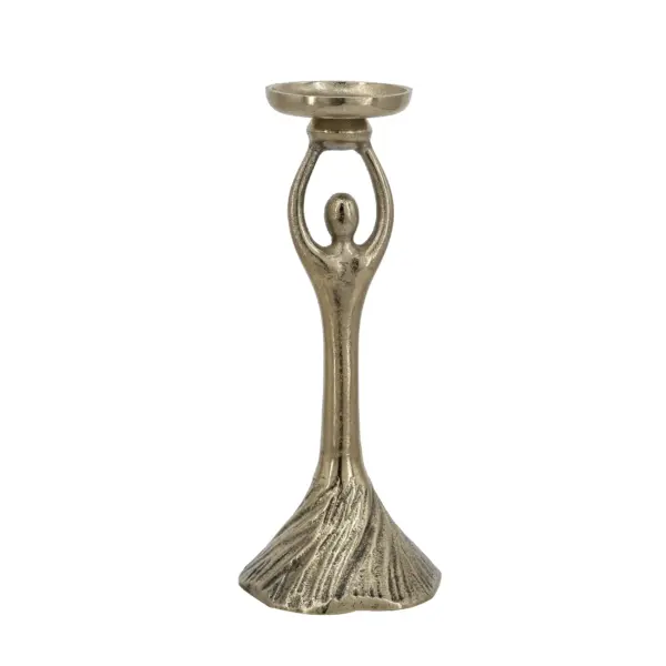 Dancing Lady Pillar Holder (D5583)
